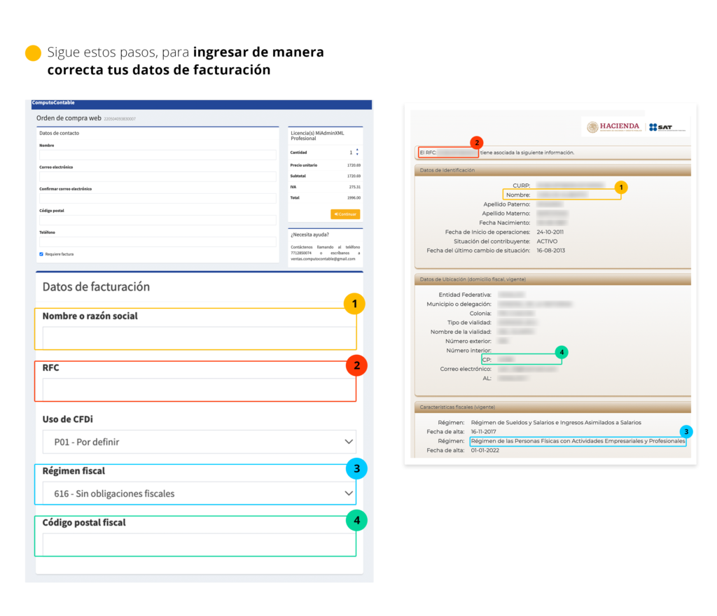 Ejemplo Cédula de identificación Fiscal